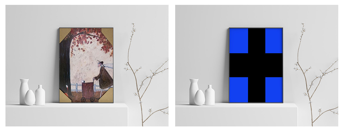 Effect of Color contrast on attention.